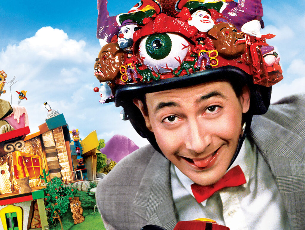 Image of actor Paul Rubens in the role of Pee-wee Herman from Pee-wee's Playhouse