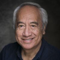 A headshot of novelist Witi Ihimaera